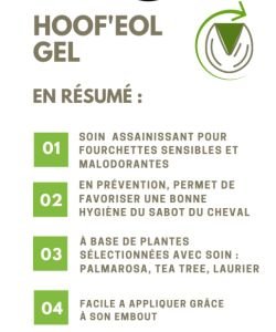 Hoof'eol Gel - Chevaux, 100 ml